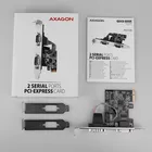 AXAGON Karta PCIe PCEA-S2N, 2x port szeregowy RS232 250 Kbpsw zestawie LP