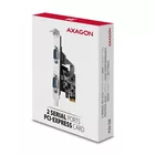 AXAGON Karta PCIe PCEA-S2N, 2x port szeregowy RS232 250 Kbpsw zestawie LP