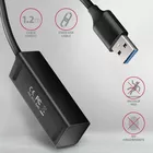 AXAGON Hub 4-portowy Mini metalowy USB 3.2 Gen 1 HUE-M1AL, 1.2m USB-A kabel