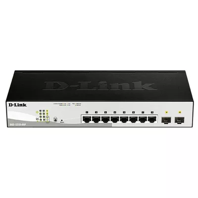 D-Link Przełącznik DGS-1210-08P Switch 8GE PoE 2SFP