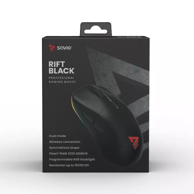 Savio Mysz gamingowa Rift Czarna