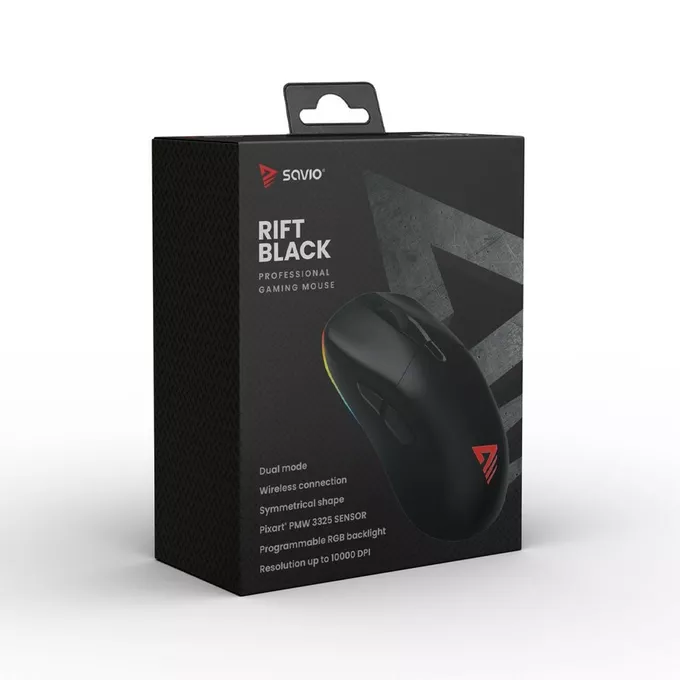 Savio Mysz gamingowa Rift Czarna