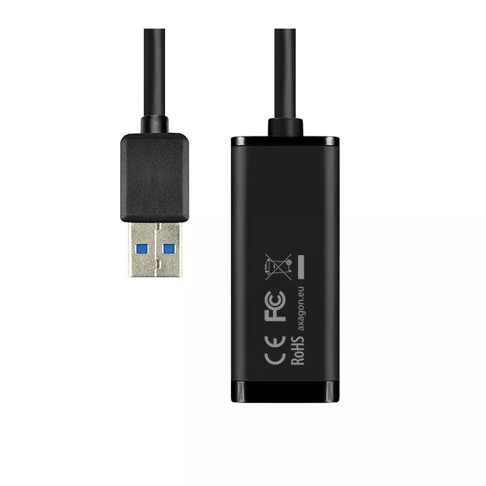 AXAGON Karta sieciowa Gigabit Ethernet adapter ADE-SR, USB-A 3.2 Gen 1, instalacja automatyczna