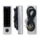 Qoltec Zamek szyfrowy dotykowy PROTEUS z czytnikiem linii papilarnych | RFID | kod | karta | brelok | dzwonek | IP68 | EM