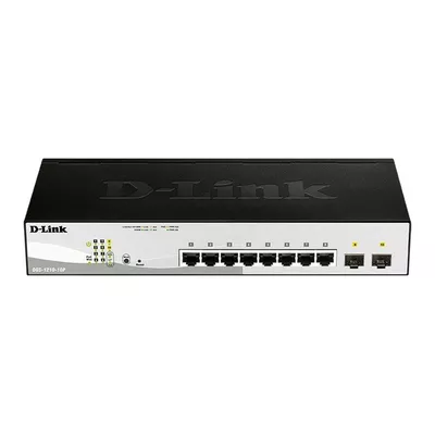 D-Link Przełącznik DGS-1210-10P Switch 8GE PoE 2SFP