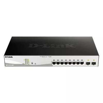 D-Link Przełącznik DGS-1210-10MP Switch 8GE PoE 2SFP