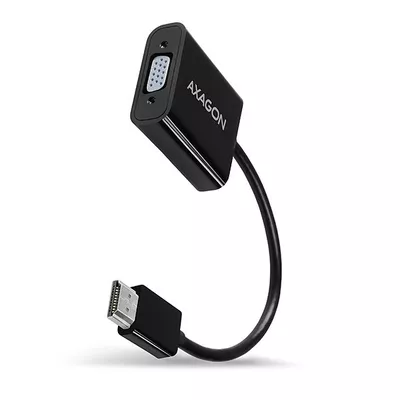 AXAGON Adapter FullHD, wyjście audio, micro USB złącze zasilania RVH-VGAN, HDMI -&gt; VGA