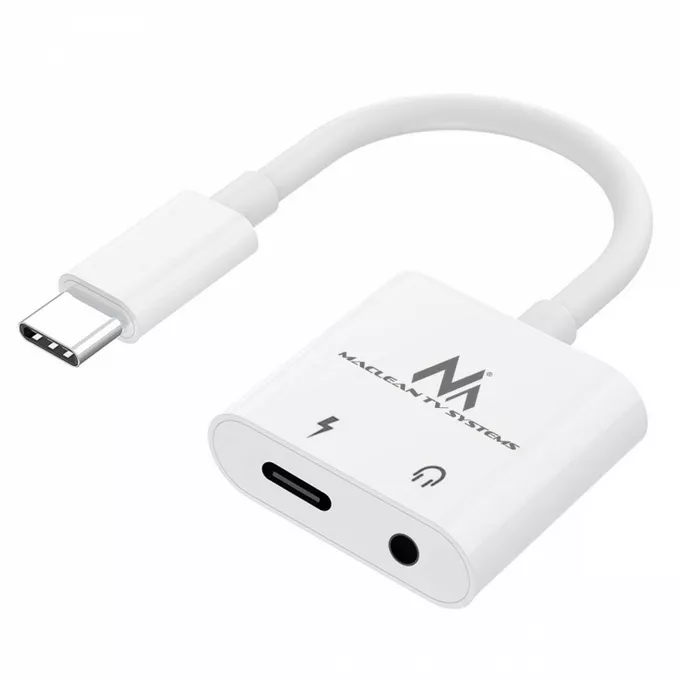 Maclean Adapter USB type-C 3,5 mm jack PD MCTV-848 | Alsen.pl