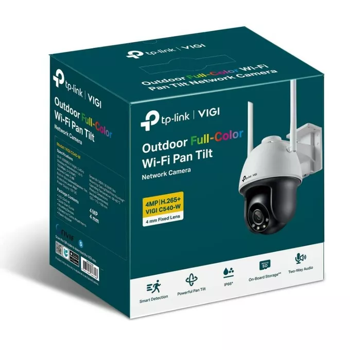 TP-LINK Kamera zewnętrzna 4MP WiFi  VIGI C540-W(4mm)