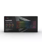 Savio Klawiatura mechaniczna Rampage Outemu Brown, anti-ghosting, RGB