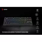 Savio Klawiatura mechaniczna Rampage Outemu Brown, anti-ghosting, RGB