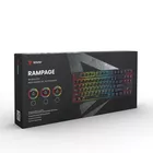 Savio Klawiatura mechaniczna Rampage Outemu BLUE, anti-ghosting, RGB