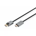 Digitus Kabel adapter DisplayPort - HDMI 4K 30Hz DP/HDMI M/M 3m