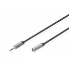 Digitus Kabel przedłużający audio MiniJack Stereo Typ 3.5mm/3.5mm M/Ż nylon 1,8m