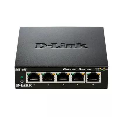 D-Link Przełącznik DGS-105 5-portowy 10/100/1000