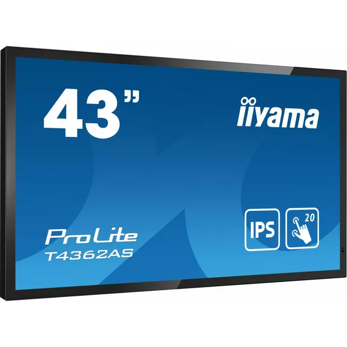 IIYAMA Monitor wielkoformatowy 43 cale T4362AS-B1 20pkt., 24/7, IPS, 500cd, ANDROID 8.0