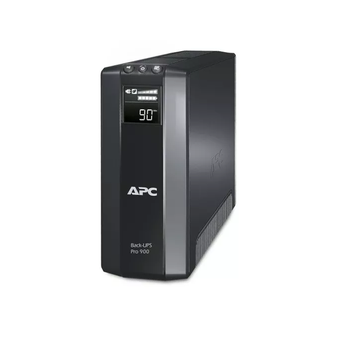 APC Energooszczędny zasilacz BR900G-GR Pro 900VA, 230V, 5 gniazd CEE 7/7 Schuko, AVR, LCD