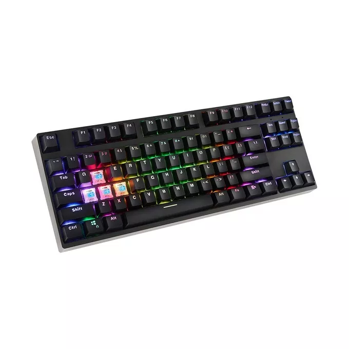 Savio Klawiatura mechaniczna Rampage Outemu BLUE, anti-ghosting, RGB