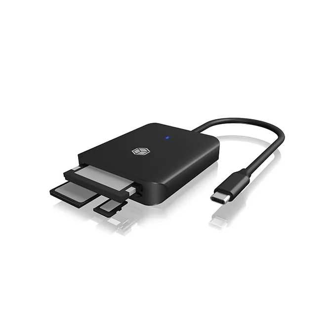 IcyBox Czytnik kart IB-CR403-C3  dla SD, microSD i CFast