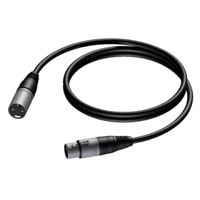 PROCAB Kabel XLR Męski - XLR Żeński 3m