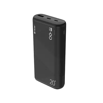 Tracer Powerbank Amos 20000mAh QC3.0-PD20W BK czarny