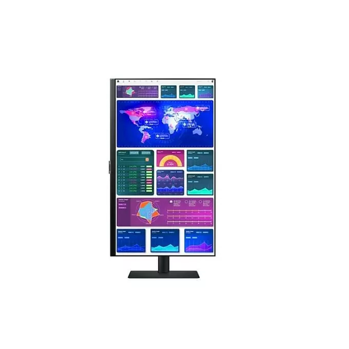 Samsung Monitor 27 cali LS27A60PUUUXEN VA 2560x1440 WQHD 16:9 1xHDMI 1xUSB-C 2xDP (In+Out) 3xUSB 3.0 LAN (RJ45) 5ms HAS+PIVOT płaski 3 lata on-site
