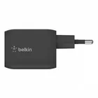 Belkin Podwójna ładowarka ścienna 65W USB-C GAN z  PPS czarna