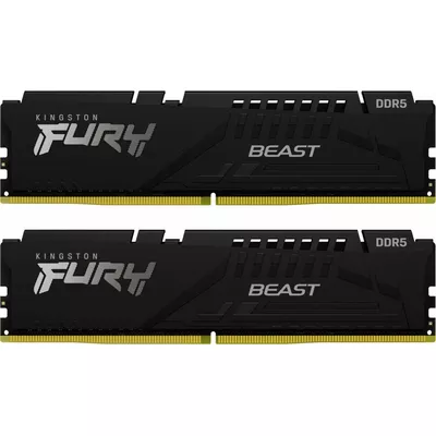 Kingston Pamięć DDR5 Fury Beast Black  64GB(2*32GB)/5600  CL36