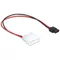 Delock Kabel SATA zasilający MOLEX(M)->SATA(F) 6pin 24cm