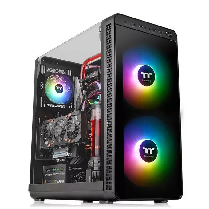 Thermaltake Obudowa View 37 ARGB Gull-Wing Glass E-ATX - czarna