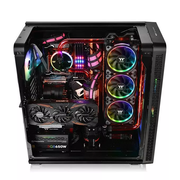 Thermaltake Obudowa View 37 ARGB Gull-Wing Glass E-ATX - czarna