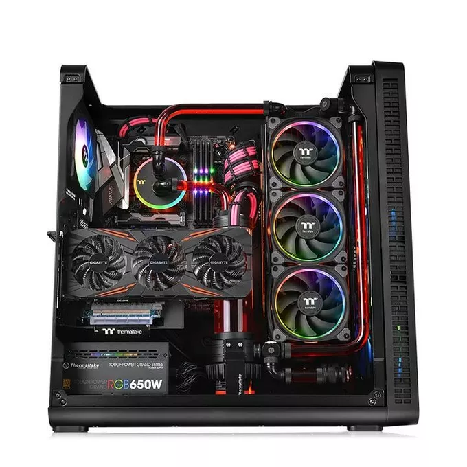 Thermaltake Obudowa View 37 ARGB Gull-Wing Glass E-ATX - czarna