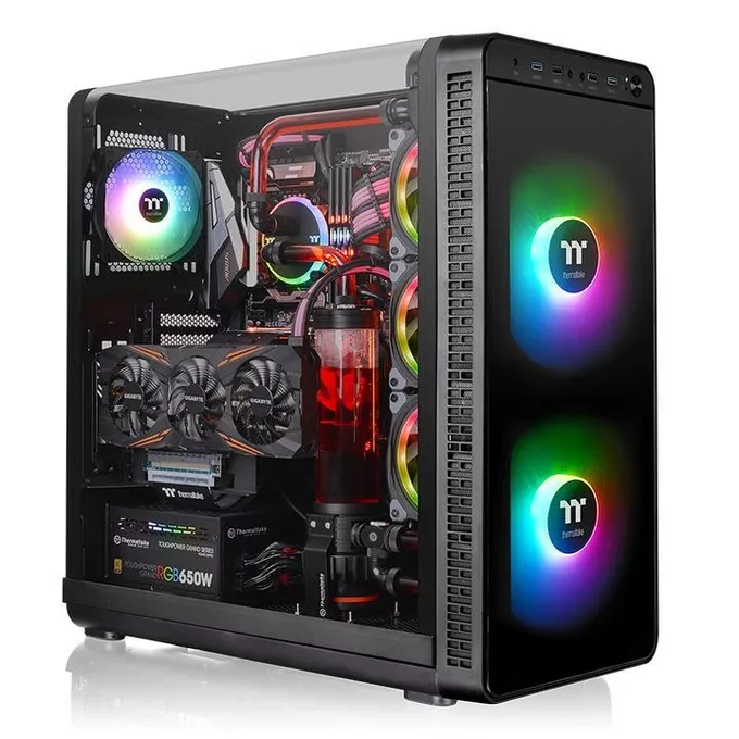 Thermaltake Obudowa View 37 ARGB Gull-Wing Glass E-ATX - czarna