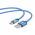 TB Kabel USB-USB C 1.5m niebieski sznurek premium