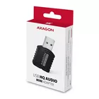 AXAGON ADA-17 Zewnętrzna karta dzwiękowa, USB 2.0 MINI, 96kHz/24-bit stereo, wejście USB-A