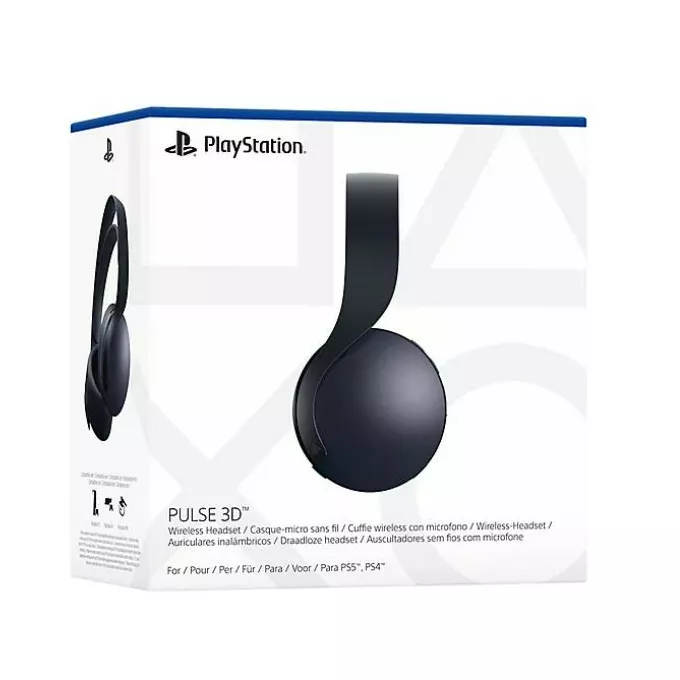 Sony Zestaw słuchawkowy bezprzewodowy  PS5 PULSE czarny 3D