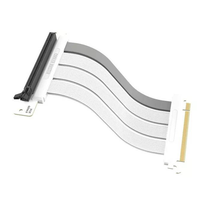 Cooler Master Riser PCI 4.0 x16 na taśmie 20cm Biały