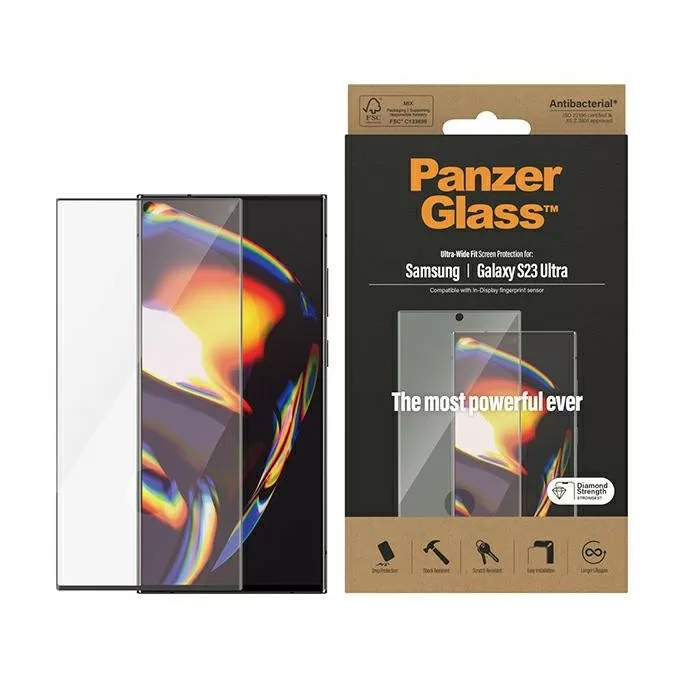 Panzerglass Szkło hartowane Ultra-Wide FIT Samsung S23 Ultra S918