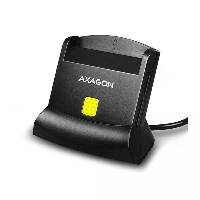 AXAGON CRE-SM2 Czytnik kart identyfikacyjnych &amp; SD/microSD/SIM USB