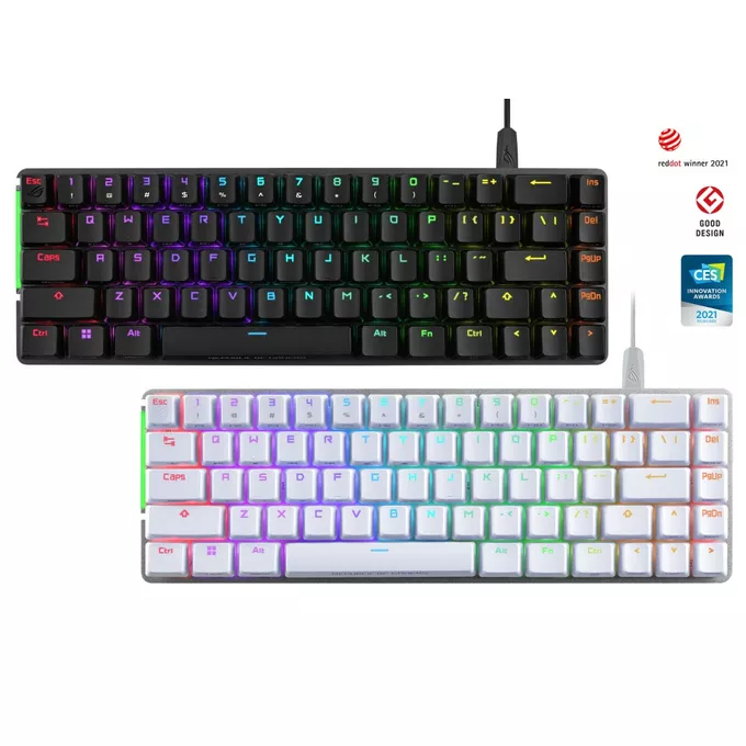 Asus Klawiatura ROG Falchion Ace NX RED/Wired+KVM/RGB/Black