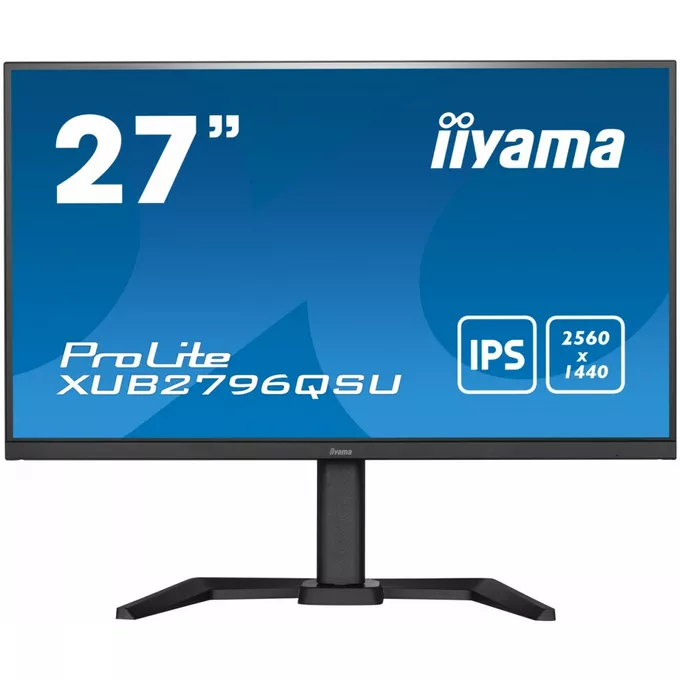 IIYAMA Monitor 27 cali XUB2796QSU-B5 IPS,1ms,HDMI,DP,FreeSync,QHD,HAS(150mm)