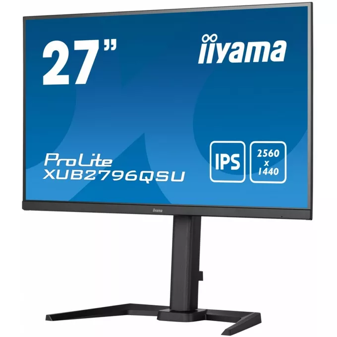 IIYAMA Monitor 27 cali XUB2796QSU-B5 IPS,1ms,HDMI,DP,FreeSync,QHD,HAS(150mm)
