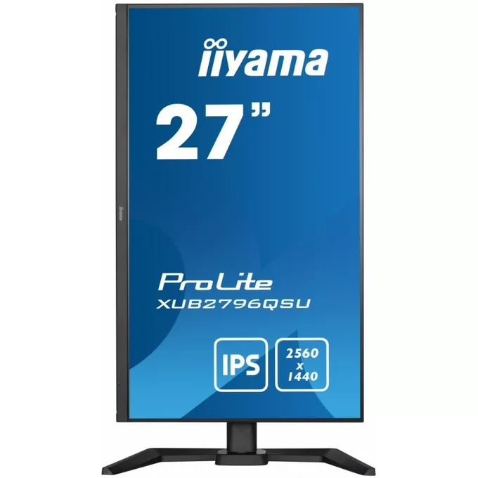 IIYAMA Monitor 27 cali XUB2796QSU-B5 IPS,1ms,HDMI,DP,FreeSync,QHD,HAS(150mm)