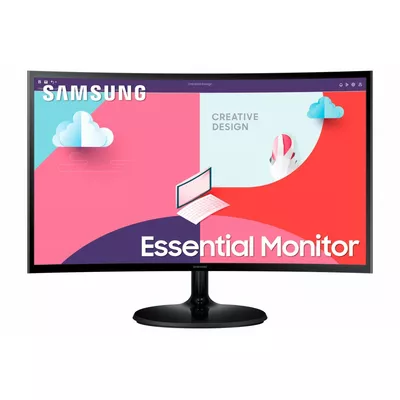 Samsung Monitor 24 cale LS24C360EAUXEN VA 1920x1080 FHD 16:9 1xD-sub 1xHDMI 4 ms (GTG) zakrzywiony  2 lata d2d