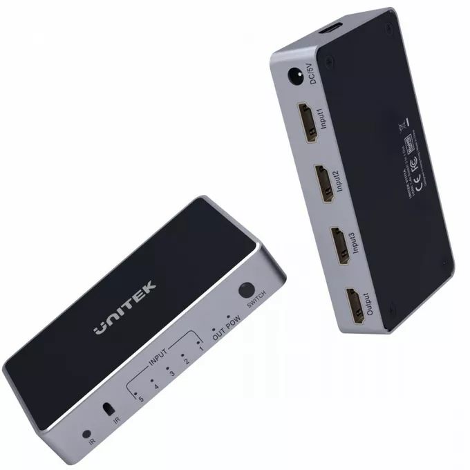 Unitek Rozgałęźnik sygnału HDMI 5 IN - 1 OUT; V1110A