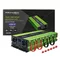 Qoltec Przetwornica napięcia Monolith | ładowanie baterii | UPS | 2000W | 4000W | 12V na 230V | Czysty Sinus | LCD
