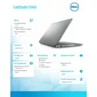 Dell Notebook Latitude 5340/Core i7-1365U/16GB/512GB SSD/13.3 FHD/Integrated/FgrPr &amp; SmtCd/FHD/IR Cam/Mic/WLAN + BT/Backlit Kb/3 Cell/W11Pro