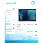 Dell Notebook Latitude 7640/i7-1365U/16GB/512GB SSD/16.0 FHD/Intel Iris Xe/ThBlt &amp; FgrPr &amp; SmtCd/FHD/IR Cam/Mic/WLAN + BT/Backlit Kb/3 Cell/W11Pro