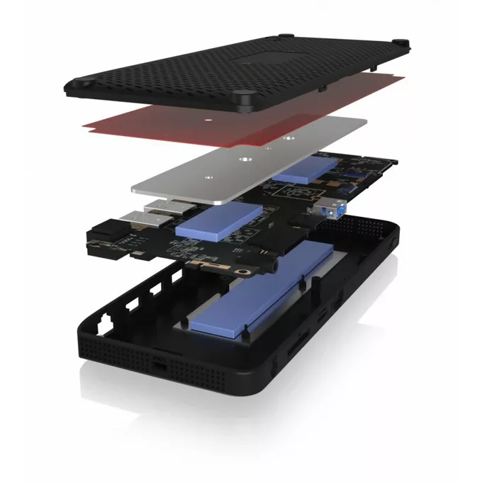 IcyBox Stacja dokująca IB-DK2416-C 11in1,HDMI,DP,USB,LAN