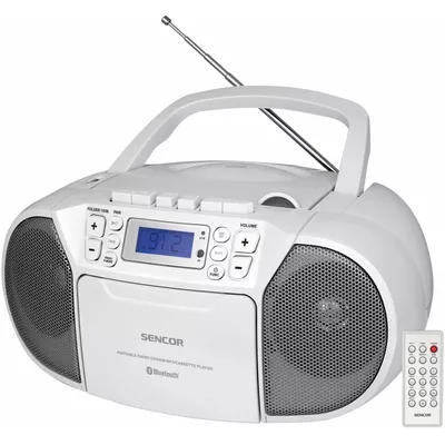 Sencor Radiomagnetofon z CD SPT 3907W MP3, USB, Bluetooth